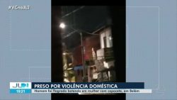 homem-e-preso-apos-agredir-mulher-com-capacete-em-belem