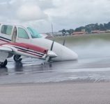 aviao-faz-pouso-de-emergencia-e-fica-‘de-bico’-no-aeroporto-de-belem