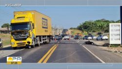 mulher-morre-apos-acidente-entre-caminhao-dos-correios-e-motocicleta-em-maraba