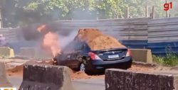 carro-e-atingido-por-incendio-e-coberto-por-aterro-para-controlar-chamas-na-br-316-na-grande-belem