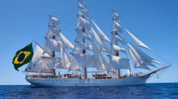 ‘cisne-branco’:-navio-veleiro-da-marinha-pode-ser-visita-ate-este-domingo-em-belem