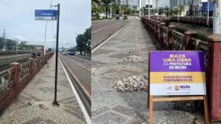 empresa-que-instalou-placas-na-doca,-em-belem,-diz-que-ate-sabado,-20,-deve-concluir-adequacao