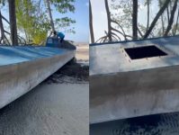 submarino-e-encontrado-por-pescadores-em-praia-no-nordeste-do-para;-video