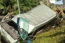 acidente-entre-van-e-carro-de-passeio-deixa-uma-pessoa-morta-em-estrada-no-para;-video